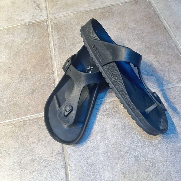 Birkenstock Gizeh EVA Rubber Open Toe T Strap Lightweight Water Friendly Sandals - Picture 2 of 12